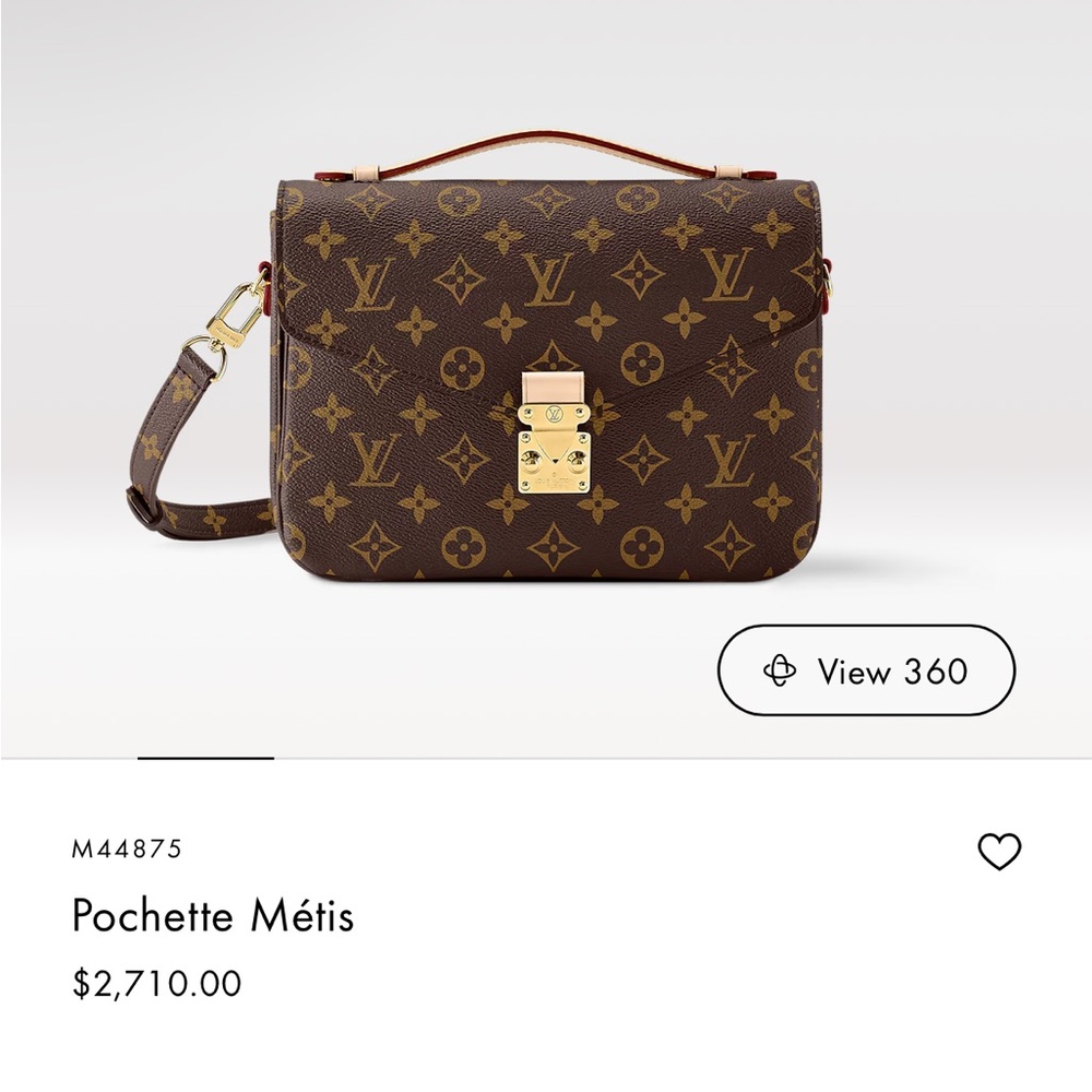 Louis Vuitton Pochette Métis in Brown Monogram